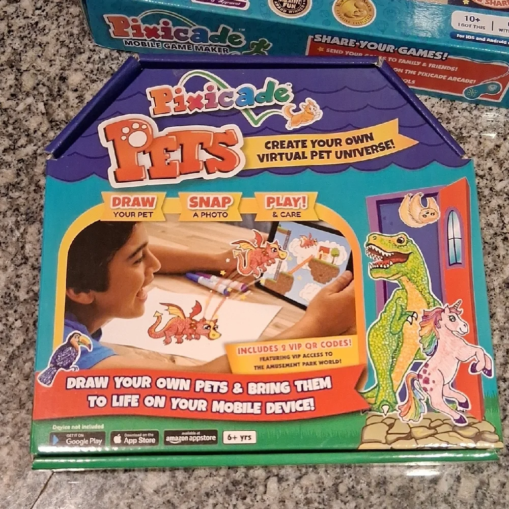 2 New PIXIXADE Boxes, Mobile Game Maker & Virtual Pet Universe